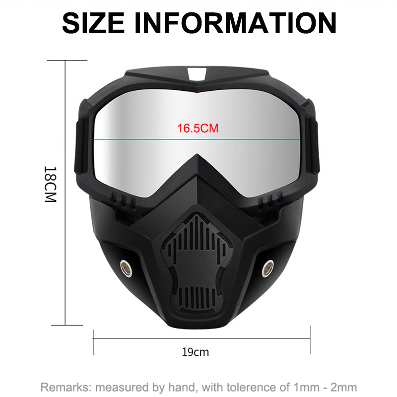 Outdoor Sport Windproof Mask Goggle HD Motorcycle Glasses Snowboard Eyewear Riding Motocross Summer UV Protection Sunglasses