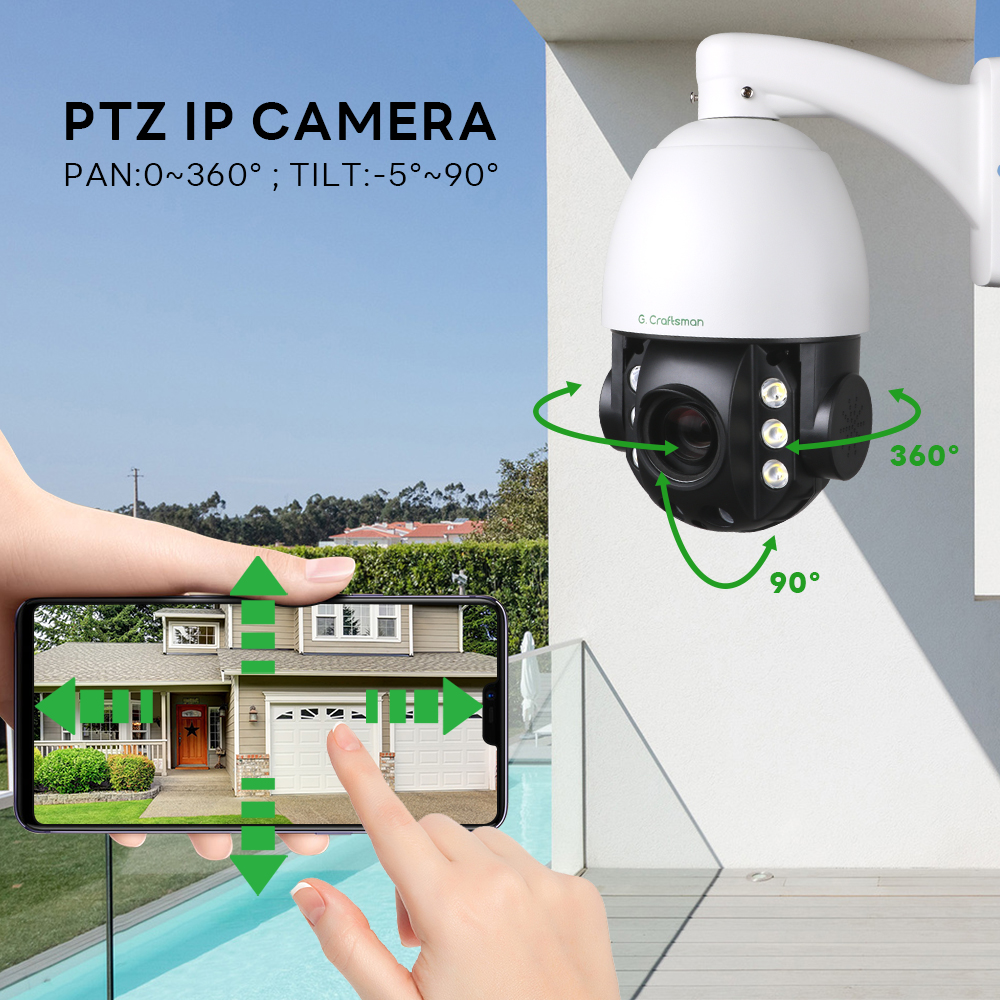20X Zoom, PTZ,20fps, 4K, 4.7-94mm Zoom, Dual Light , POE ,SONY 415, Security CCTV Video Surveillance
