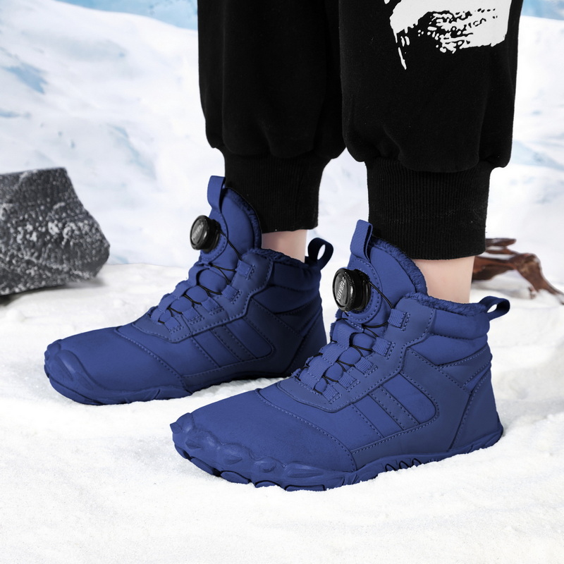 Erwachsene Und Kind Winter Stiefel Männer Frauen Schnee Barfuß Schuhe Kid Outdoor Turnschuhe Warme Pelz Männer Knöchel Schuhe Männlichen Schnee Stiefel 2024
