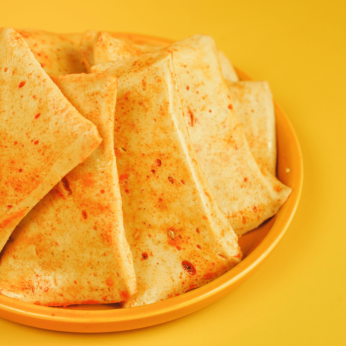 [4 Packs] GAGAZUI Spicy Surimi Fish Tofu - 30 Pieces, 23.28 oz Each - Delicious Seafood Snack