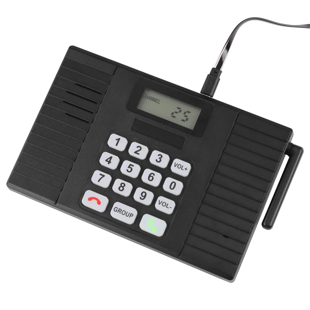 Sistema de intercomunicación inalámbrico Manos libres 3000 metros Sistema de intercomunicación de comunicación bidireccional en tiempo real para hotel de oficina en casa