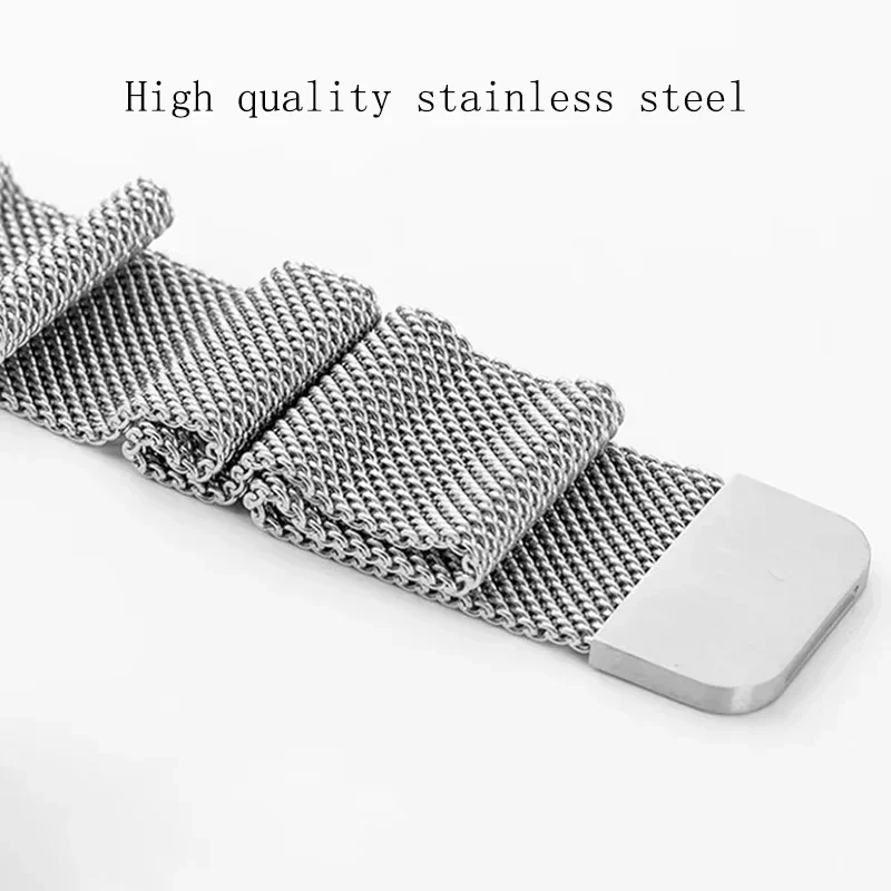 Correa Milanese Loop para Apple Watch Band 49mm 44mm 40 45mm 41mm pulsera de Metal de acero inoxidable Iwatch Series 10 46mm 42mm Ultra2