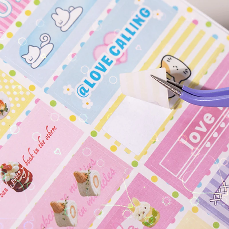 ミスターペーパー 1 スタイル 63 ピース/ブックコイルステッカーブック DIY ハンドブック日記電話ケースカレンダーラップトップフォトフレーム装飾
