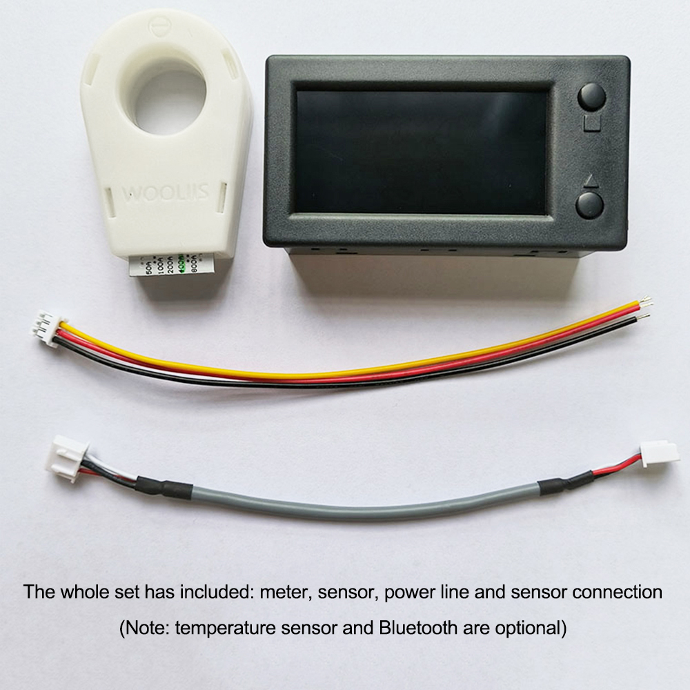 Pengukur Watt, 20 pcs-dc dengan sensor hall 400A 20 pcs-dc Watt Meter dengan sensor hall 200A 20 pcs-dc Watt Meter dengan sensor hall 100A