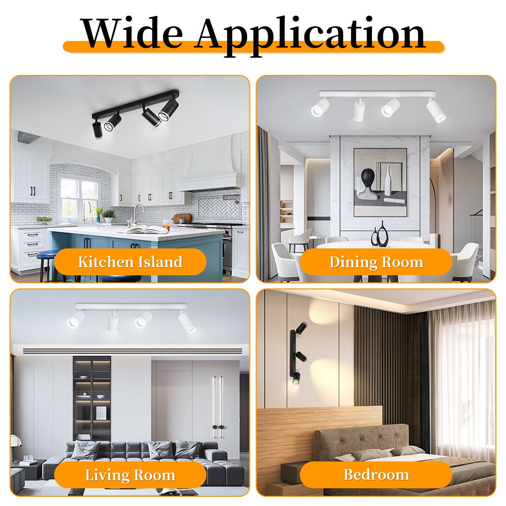 Lámpara de techo Led, bombilla reemplazable, lámpara colgante, foco de techo para cocina, sala de estar, lámpara de luz de pista para comedor