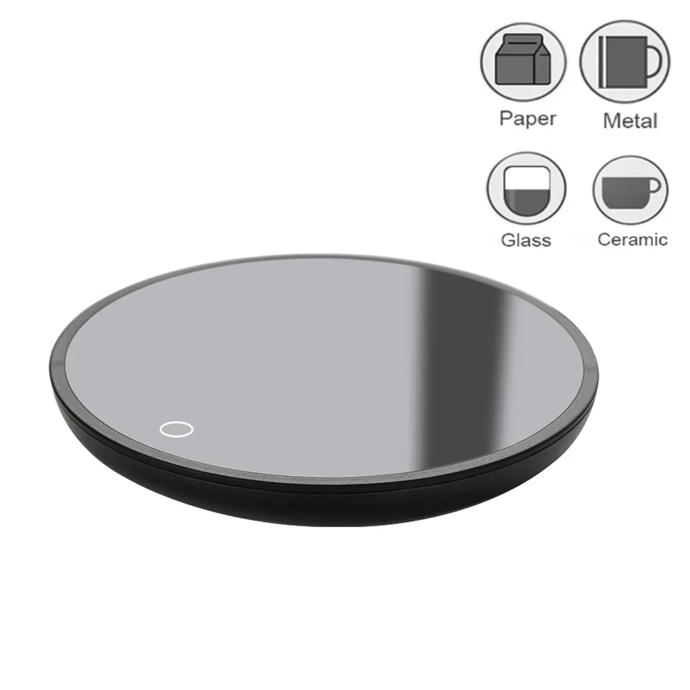 DC 5V USB Kaffee Becher Tasse Wärmer Milch Tee Wasser Tasse Heizung Elektrische Touch Pad Temperatur Einstellbar Heißer Tee Maker heizung Wärmer