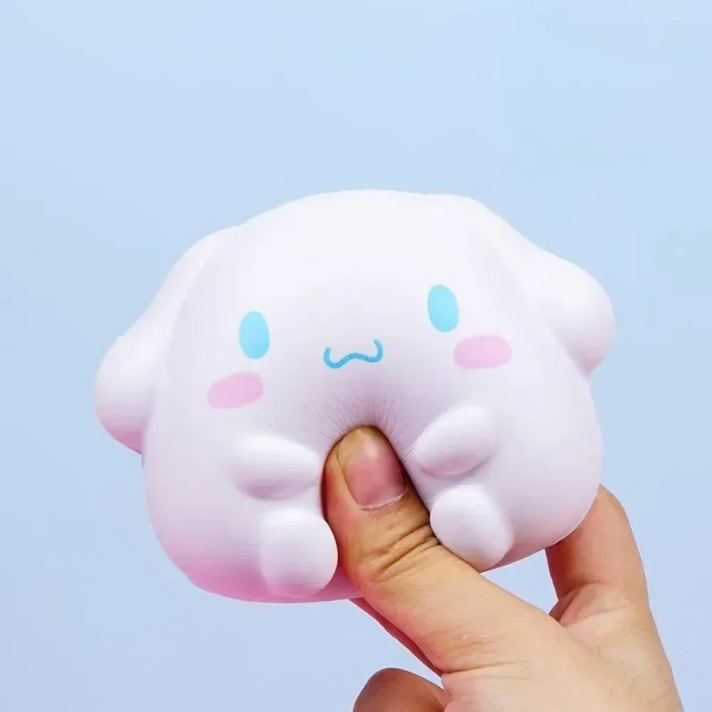 Sanrio Kawaii Melodie Decompressie Kuromi Cinnamoroll Stress Squishy Anime Cartoon kinderen Hand Pinch Speelgoed Healing Gift