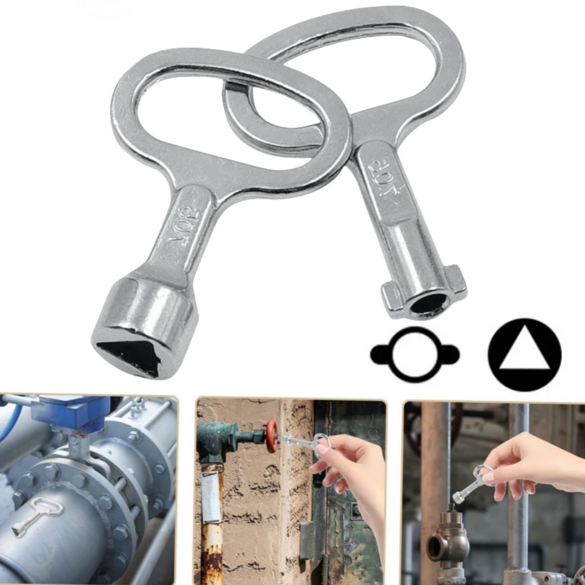 Gabinetes eléctricos triangulares/enchufe, interruptor de caja, llaves de Panel de alimentación, trenes de Metro, llave de puerta de ascensor, llave Universal, llave multifunción