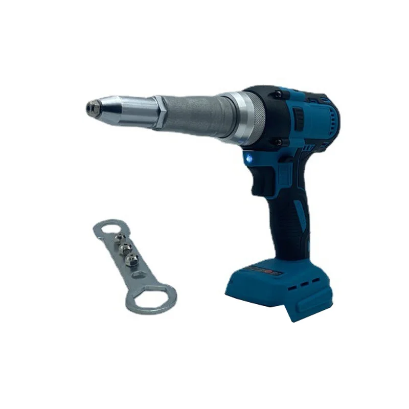 Pour Makita 18V batterie pistolet à riveter électrique tournevis sans brosse Rivet Applicable 2.4-4.8mm outil de rivetage sans fil (sans batterie)