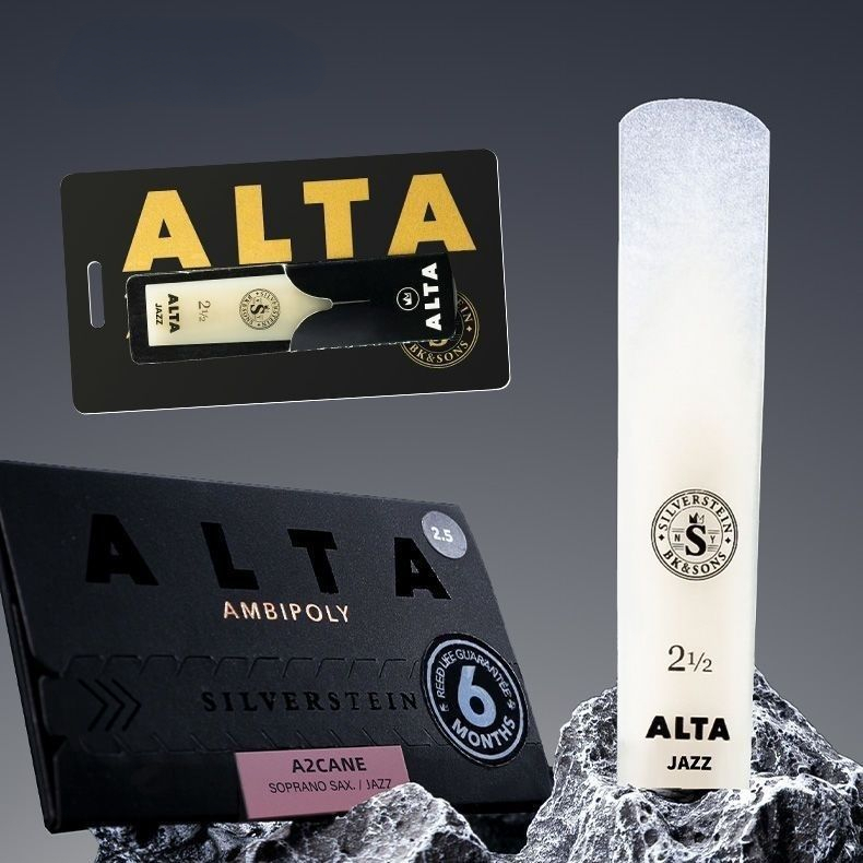 Silverstein/Silverstone America, caña de resina para saxofón tenor E-flat Alto-B-plano, 1 ud.