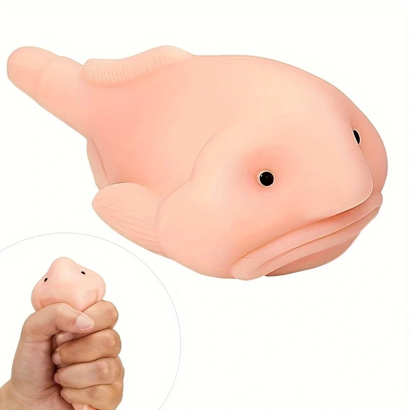1 PC Blobfish บีบของเล่น Sensory สัตว์ POP Fidget ของเล่นสําหรับเด็กผู้ใหญ่ความเครียดบรรเทาเกมปาร์ตี้ฮาโลวีนคริสต์มาสของขวัญ