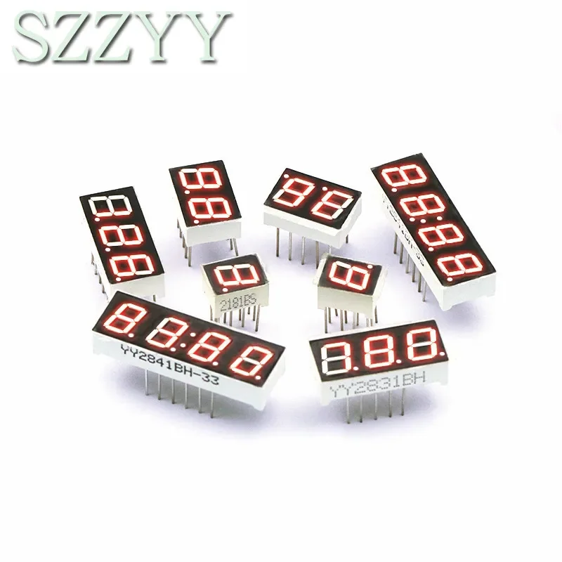 0,28 inch digitale buis LED-display 1Bit 2Bit 3Bit 4Bit Display Gemeenschappelijke anode / kathode 0,28 "7 segment led-displaybord