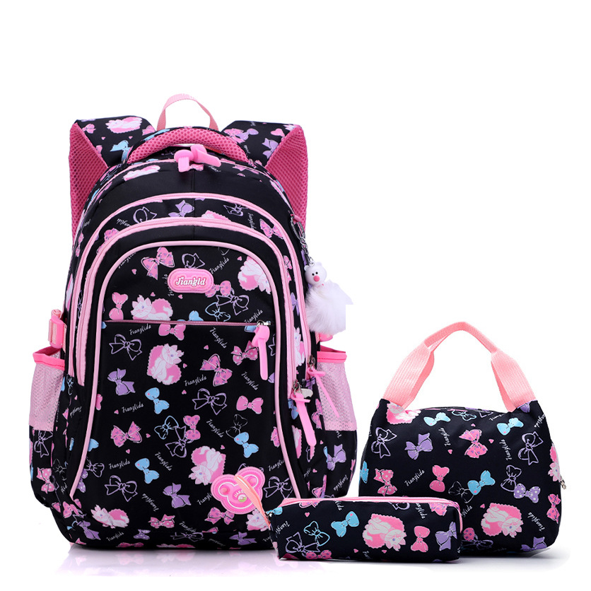 Crianças sacos de escola para meninas conjunto mochila kawaii escola primária 3 pçs saco de livro mochila escolar crianças à prova dwaterproof água viagem