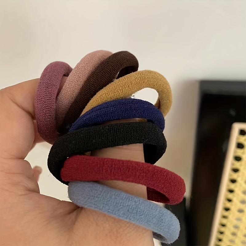 50 Pz/set Nuove Donne Ragazze Colori Della Caramella Nylon Basic Scrunchie Cravatta Dei Capelli Coda di Cavallo Tenere Elastici Per Capelli Accessori Per Capelli di Moda