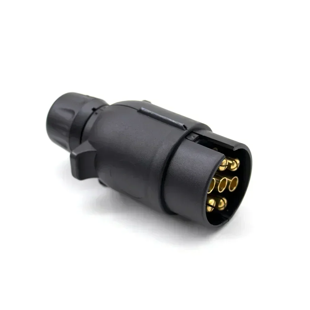 1 Juego de luz trasera Universal de remolque de 12V, 16 LED, 7,5 m + Cable de 2,5 m, lámpara de placa de matrícula de freno de 7 pines, resistente al agua