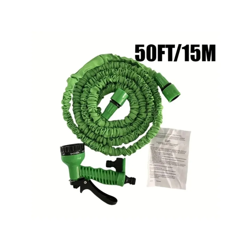 Mangueira de água telescópica multifuncional 25f/50f/75f/100f multi-especificação pistola de limpeza de alta pressão ferramentas de jardinagem doméstica