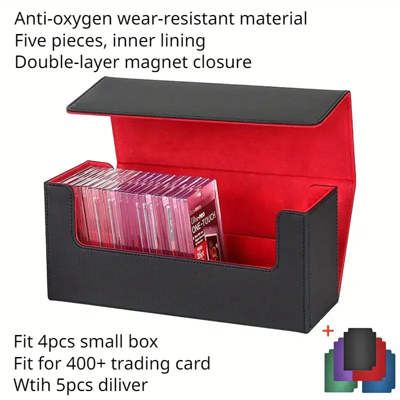 Protect & Store Wertvolle Kartendeckbox für 100+ Pokemon/Magic/YuGiOh Sammelkartenaufbewahrung, Karten-Organizer