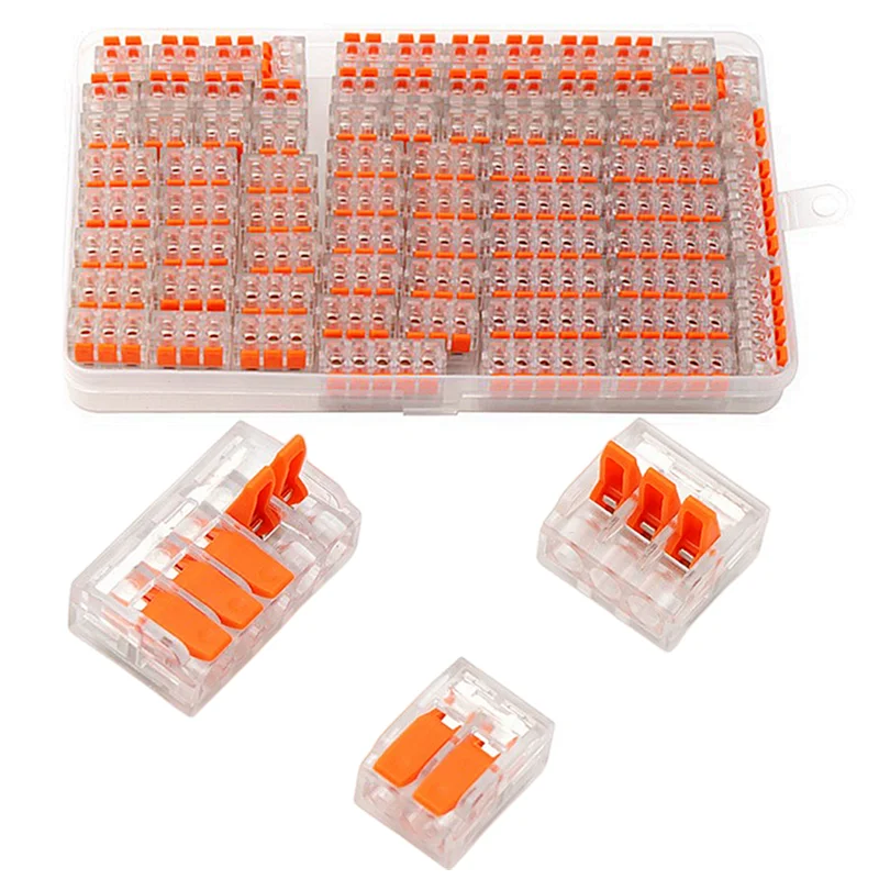 Terminales de enchufe rápido de tipo Universal naranja, conectores de equipos eléctricos, terminales de conector de cable, 250V/32A, 10-75 Uds.