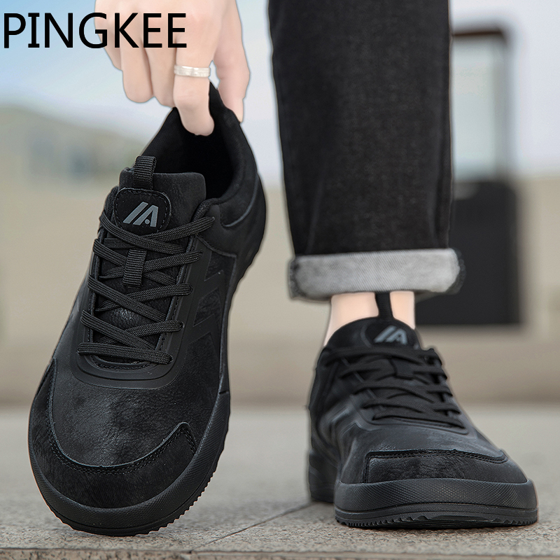 PINGKEE VENOCON Minimalista Largo ToeBox Pés Descalços Atlético Inverno Sapatos Casuais Homens Mulheres Tênis Calçados Botas Para Homem