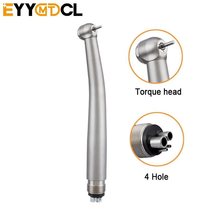 ทันตกรรมความเร็วสูง Turbine LED E-เครื่องกําเนิดไฟฟ้า Triple สเปรย์/ไม่มี LED เดี่ยวสเปรย์ Handpiece PUSH ปุ่ม 4/2 รู