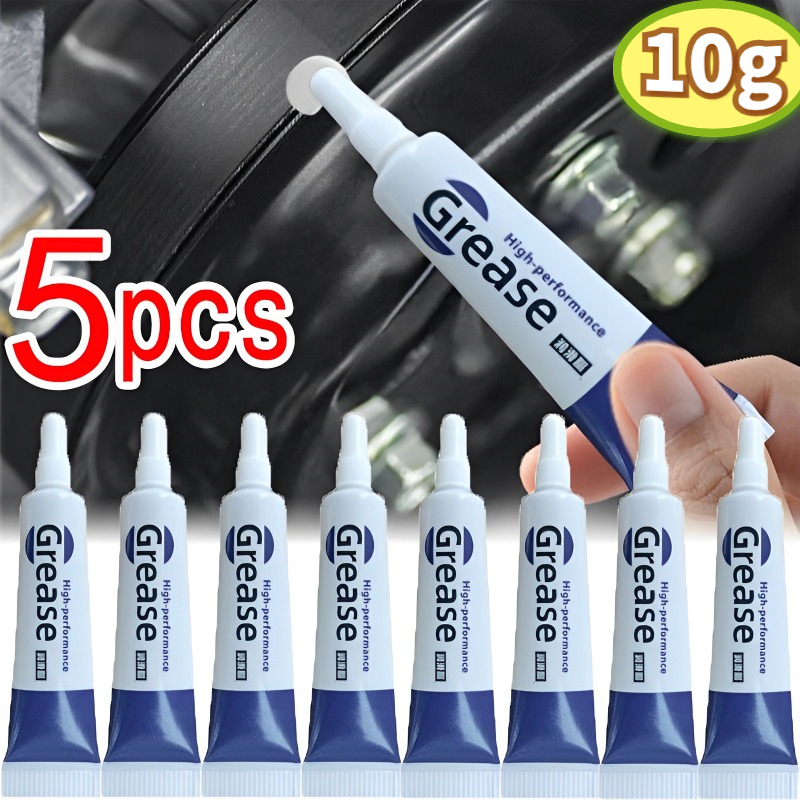 Lubrificante de silicone de qualidade alimentar, à prova d'água, equipamento de graxa, válvulas de engrenagem de carro, reparo de corrente, manutenção, ferramentas de graxa de lítio, 1/3/5 peças