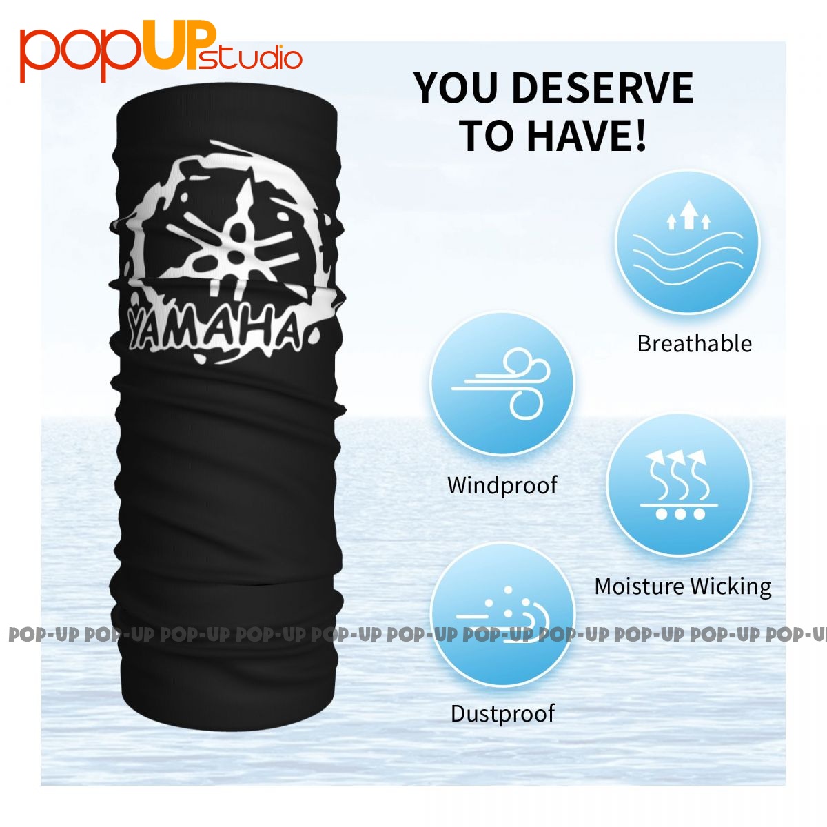 Yamaha_road_trace P-287ネックgaziterバンダナスカーフフェイスマスク