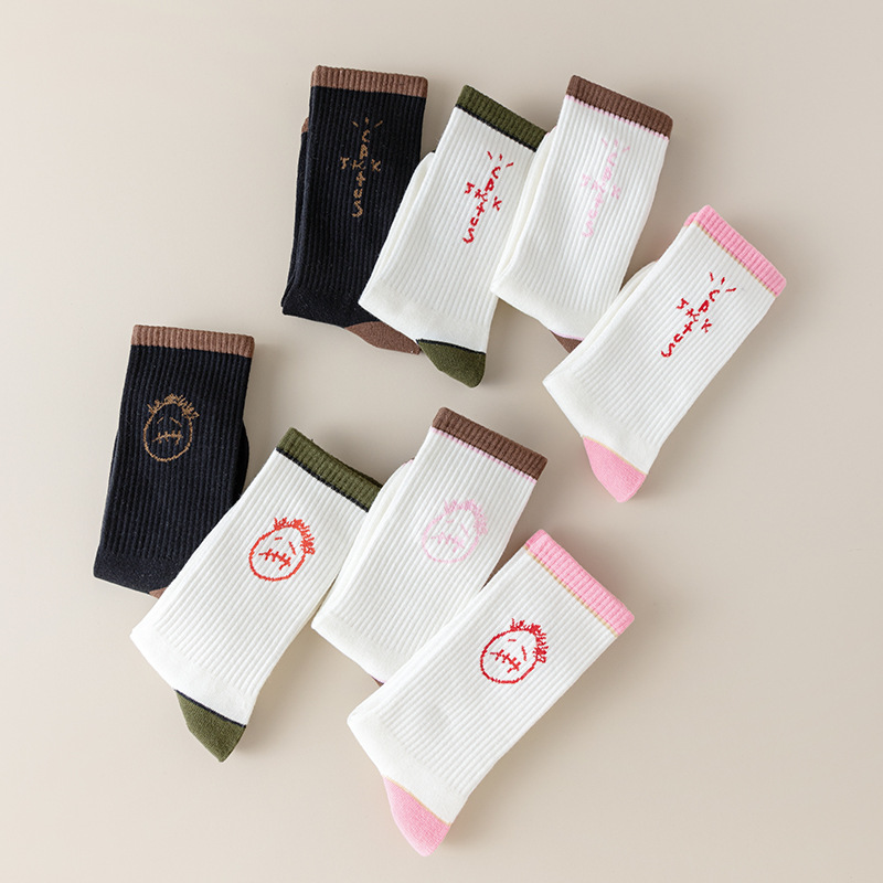 1 пара мужских носков кактус Джек Скейт новые белые носки для экипажа модные банданы забавная уличная одежда в стиле хип-хоп мужские подарки