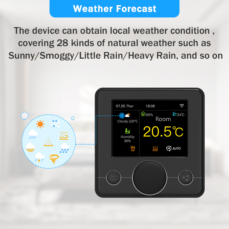 Tuya Wifi Thermostat Smart Thermostat หม้อต้มแก๊สน้ําเครื่องทําความร้อน Termostato ดิจิตอลคอนโทรลเลอร์อุณหภูมิ Smart Life Alexa