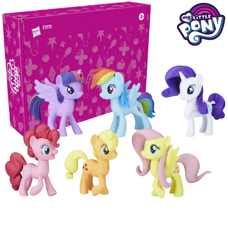Фигурки Hasbro My Little Pony, Twilight Sparkle Fluttershy Pinkie Pie, коллекция кукол Rainbow Dash, детские игрушки