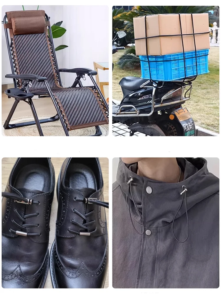 เชือกยืดหยุ่นสูง10เมตรสายยืดสำหรับทำเครื่องประดับ DIY เต็นท์กลางแจ้งเรือคายัคเรือแบ็ก