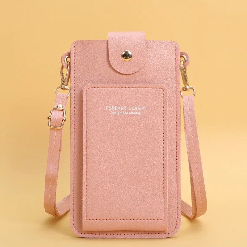 Borse da donna portafogli in morbida pelle Touch Screen borsa per cellulare borsa a tracolla a tracolla per borse da donna a buon mercato femminili