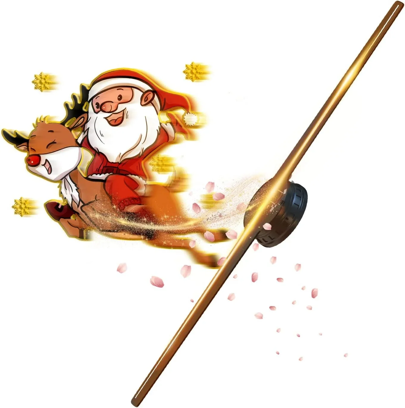 3D Hologram Fan 3D Holographic Projector Advertising Display Light HD Holographic Projector Stores Bars Party Xmas Halloween