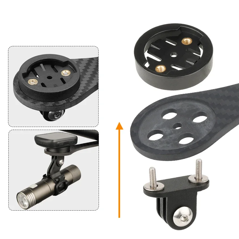 2pc/set Computer Mount Base for Garmin/Magene/Bryton/Wahoo Fits Radar RTL515/Magane L508 /Bryton R300L Cycle Replacement Inserts
