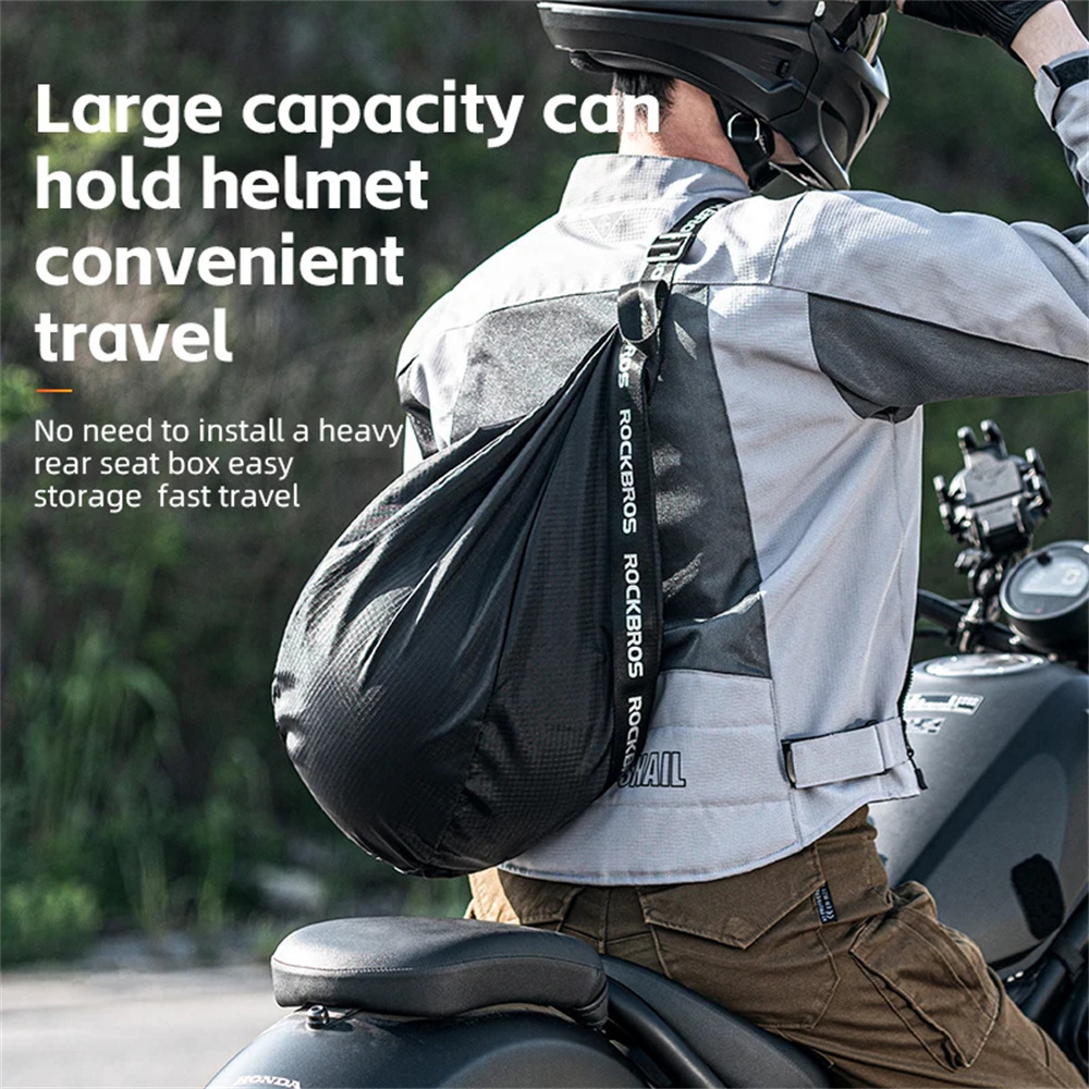 Sacos reflexivos para capacete para homens e mulheres, Travel Moto Bags, Mochila de grande capacidade, Acessórios para capacete