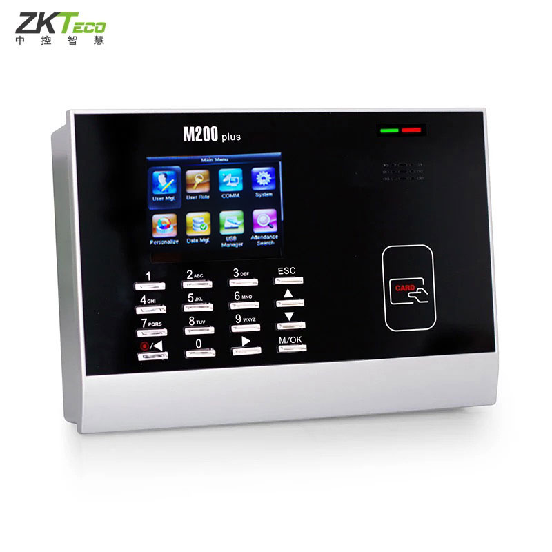 ZKTeco M200Plus Tarjeta de Control WIFI Tiempo de asistencia TCP IP WIFI Tarjeta biométrica Reloj Software gratuito Capacidad de 30.000 usuarios