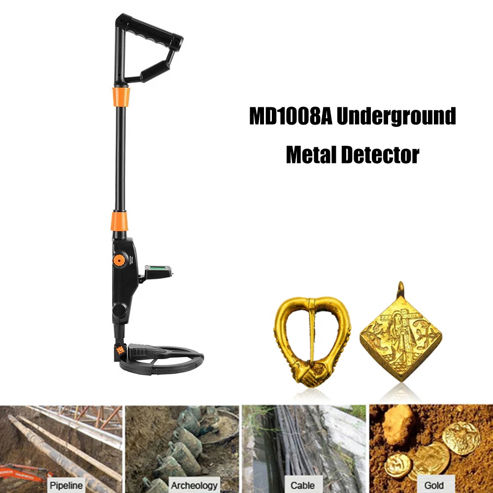 Détecteur de métaux haute sensibilité EDF, détecteur d'or et d'argent, détecteur d'or étanche, bobine d'alarme, poignée en métal, outil ECT