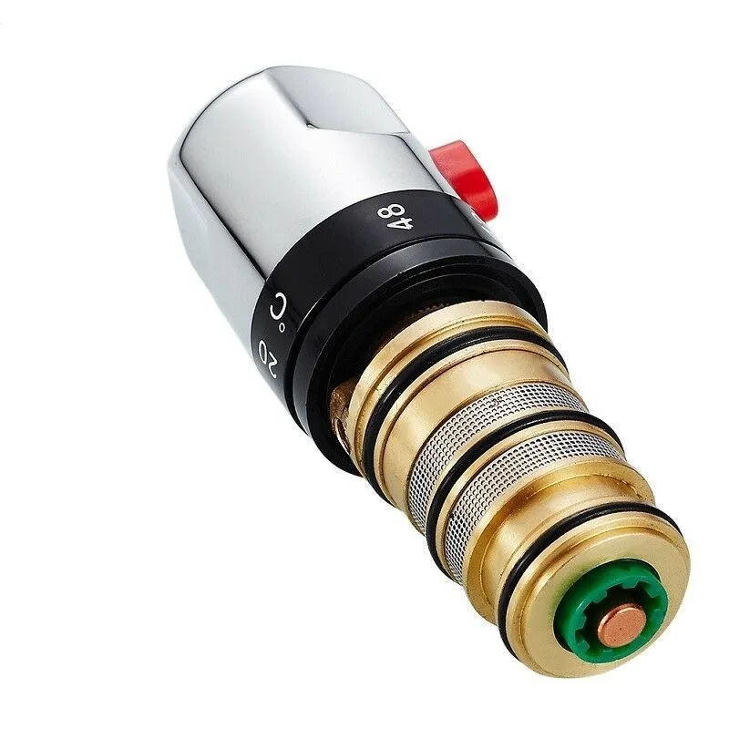 Đồng Cảm Ứng Nhiệt Trộn Van Điều Khiển Nhiệt Độ Van Ceramic Cho Máy Nước Nóng Năng Lượng Mặt Trời Van Phần Gốm Hộp Mực WJ911