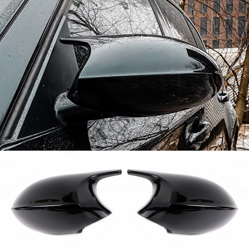E90 E91 プレ LCI 2005-2007 黒 M3 スタイルカバー E81 E82 E87 E88 BMW 3 シリーズ E92 E93 リアミラーキャップ 2006 2007 2008 2009