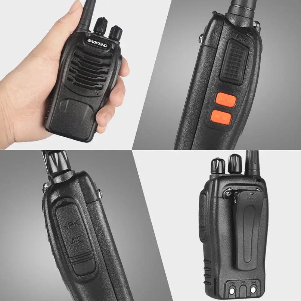 Baofeng BF-888S UHF 400-470 MHz Ham portatile 1500 mAh Radio bidirezionale a banda singola CTCSS / CDCSS Walkie Talkie