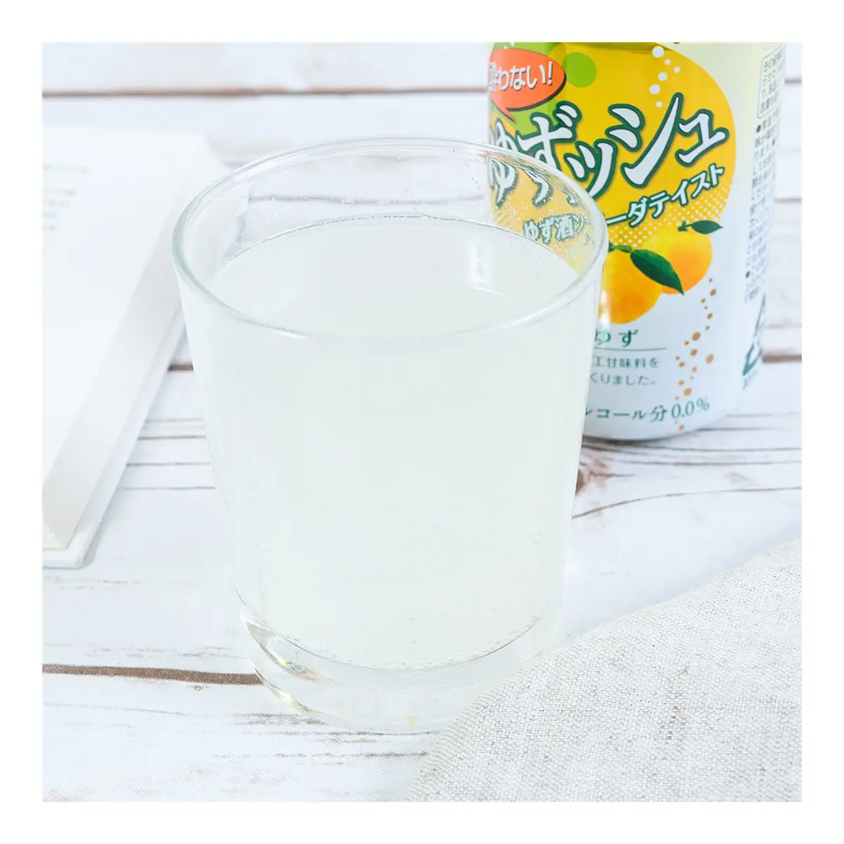 [10 Packs] CHOYA Yowanai Yuzu Soda - Refreshing Non-Alcoholic Japanese Citrus Sparkling Drink, 11.9 fl oz x 10