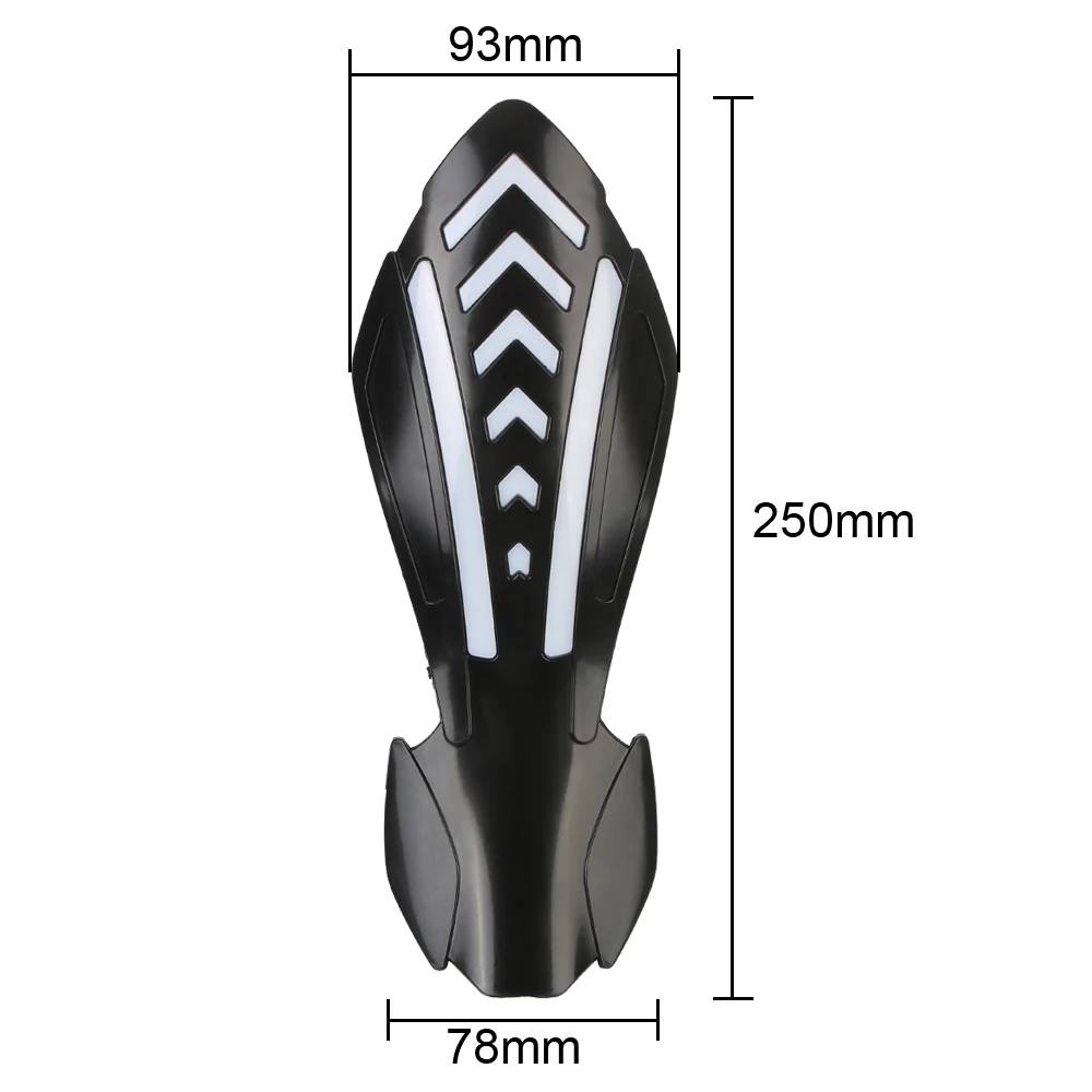 Protetor de mão para motocicleta, à prova de vento, 1 par, à prova d'água, motocross, guiador, com led, sinais de seta fluindo