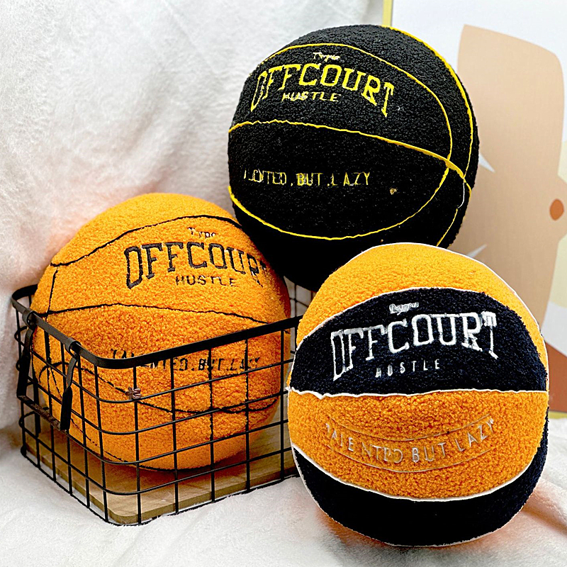 25CM Offcourt Basketball Kissen Anime Plüsch Spielzeug Simulation Basketball Weiche Plüsch kinder Geburtstag Weihnachten Geschenk