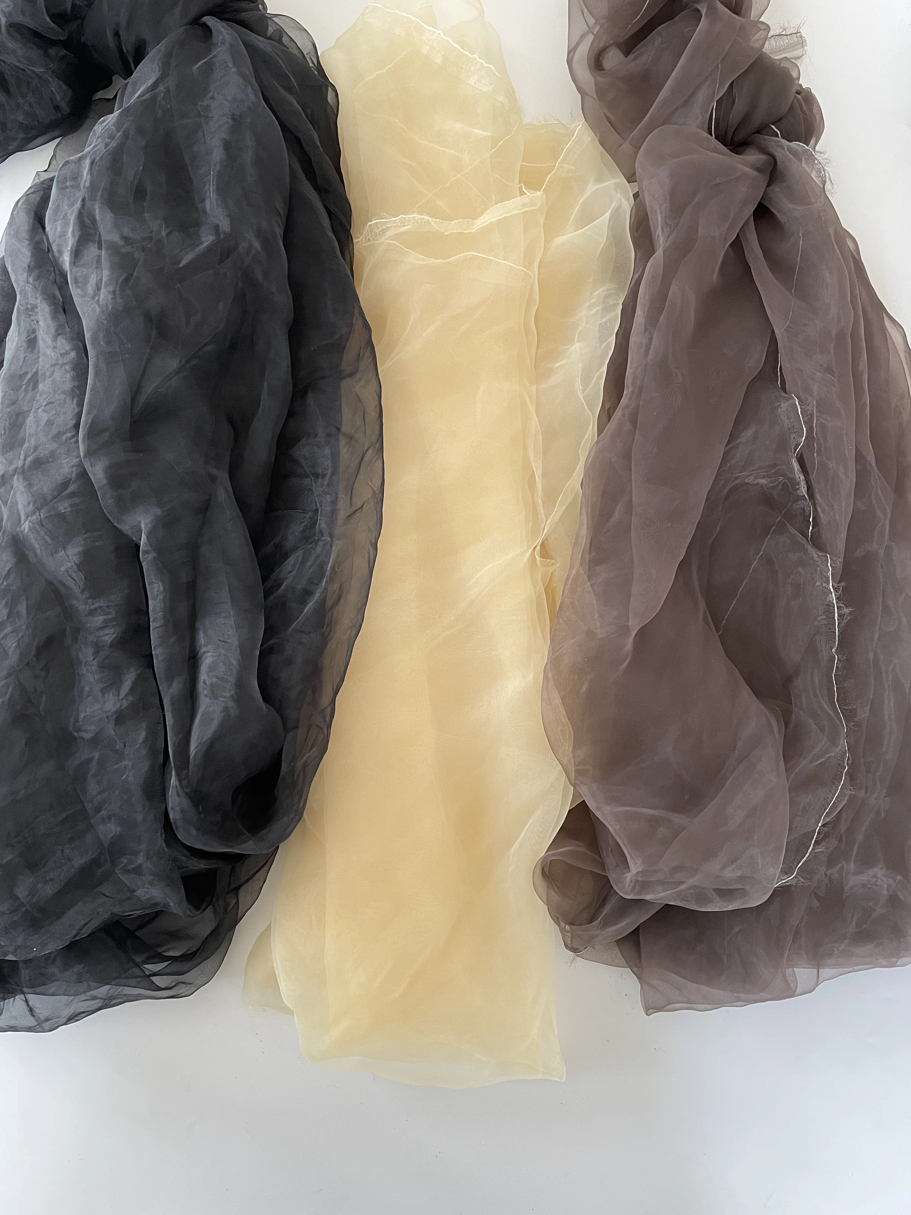 Silk net for making silk topper and invisible tape hair extensions