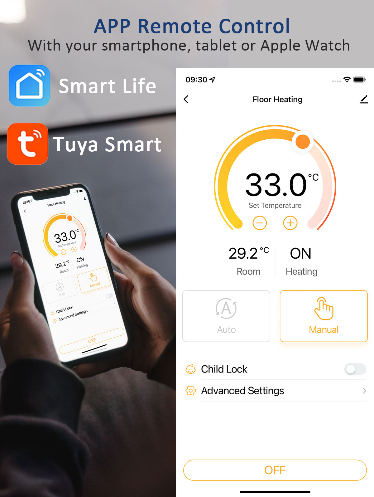 Беспроводной термостат газового котла RF433 WiFi Tuya, умный контроллер температуры, приемник и датчик влажности с Alexa Google Yandex