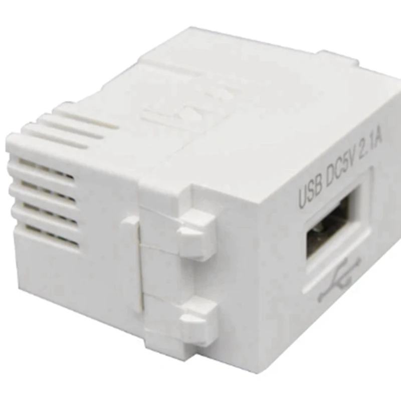 N11R- Panel de carga de teléfono 6X, módulo de alimentación USB, enchufe de 220V, transformador de 5V, adaptador de conmutación de toma de corriente de carga USB 2.1A