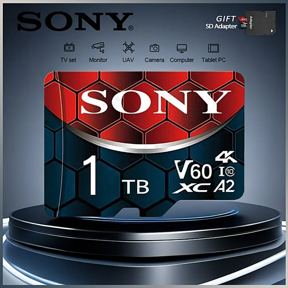Nuevo SONY TF tarjeta SD tarjeta de memoria SD extrema 256GB 128GB 512GB 1TB Micro 2TB SD C10 TF tarjeta Flash para Xiaomi teléfono cámara mesa PC