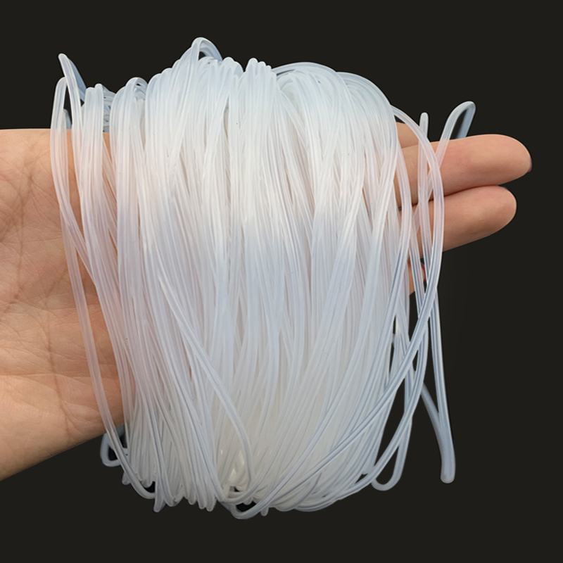 Tubo de silicone flexível transparente, 5m/10m id 0.5 1 1.5 2 2.5 3 3.5 4mm tubo de qualidade alimentar resistência à temperatura não tóxico