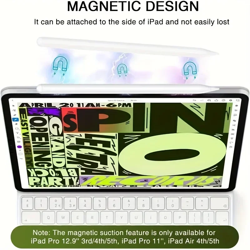 Lápiz óptico para tableta para iOS, Android, iPad, lápiz Universal para pantalla táctil, carga rápida, recargable, sensibilidad de inclinación