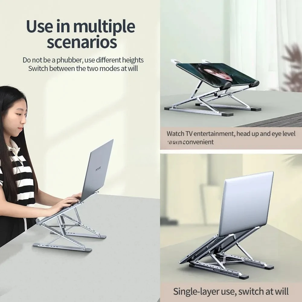 NEW N8 N3 Adjustable Laptop Stand Aluminum for Macbook Tablet Notebook Stand Table Cooling Pad Foldable Laptop Holder