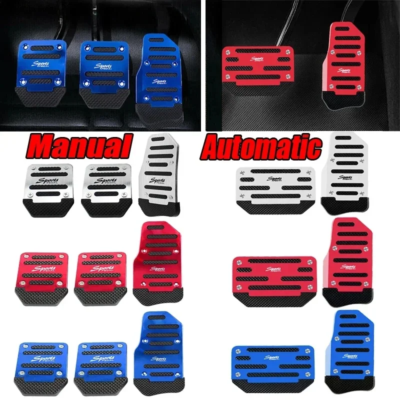 Autopedalen Antislippedalen Handmatige versnelling/automatische gasrempedalen Autobenodigdheden Pedalen van aluminiumlegering voor veilig rijden Amagi